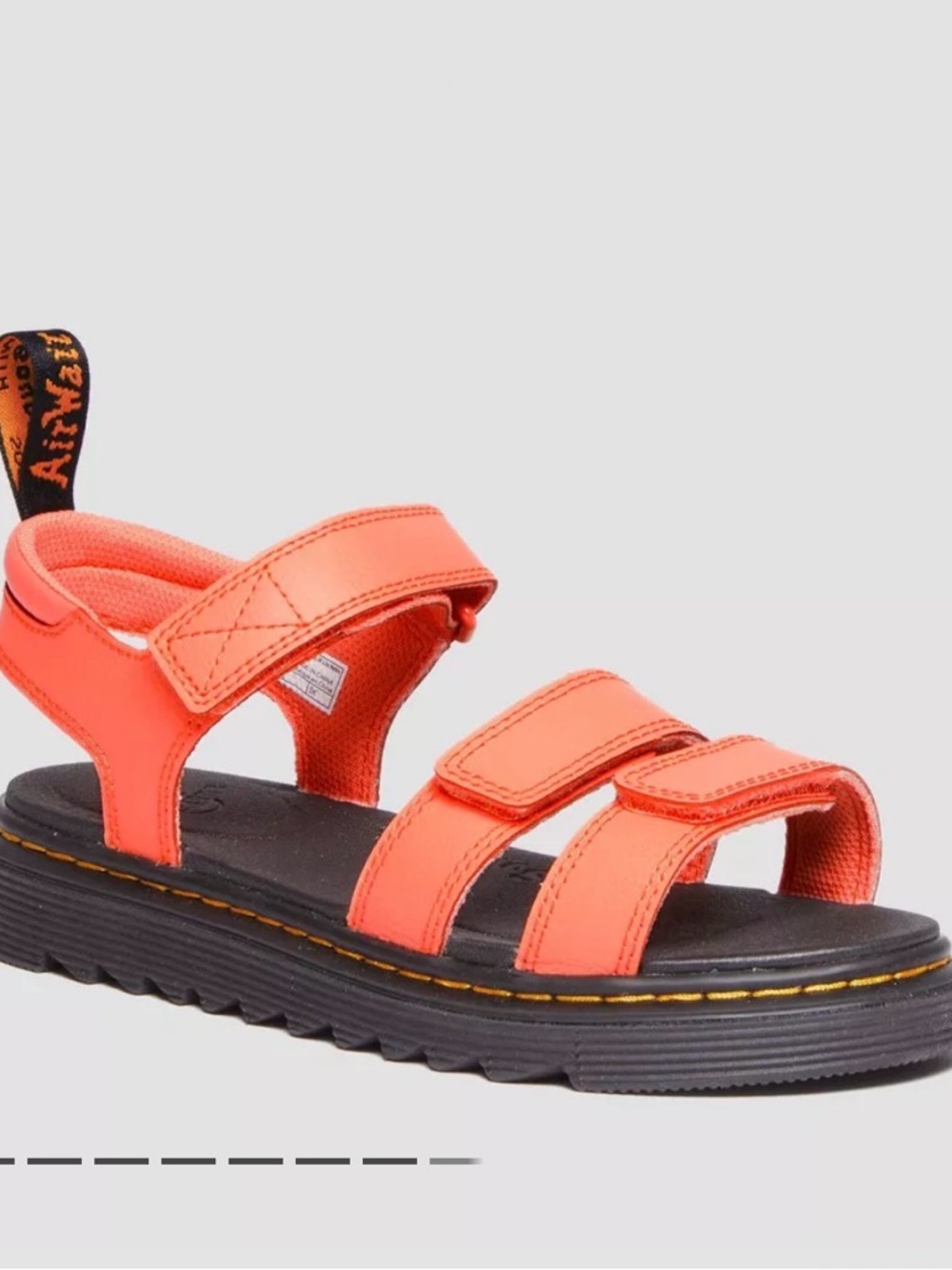 Dr. Martens Youth Strappy Sandals in Coral/ pinkish a little bit!